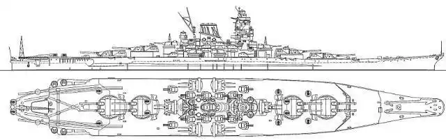 大和号战舰简笔画怎么画战舰简笔画俾斯麦号战列舰简笔画蒙大拿号战列