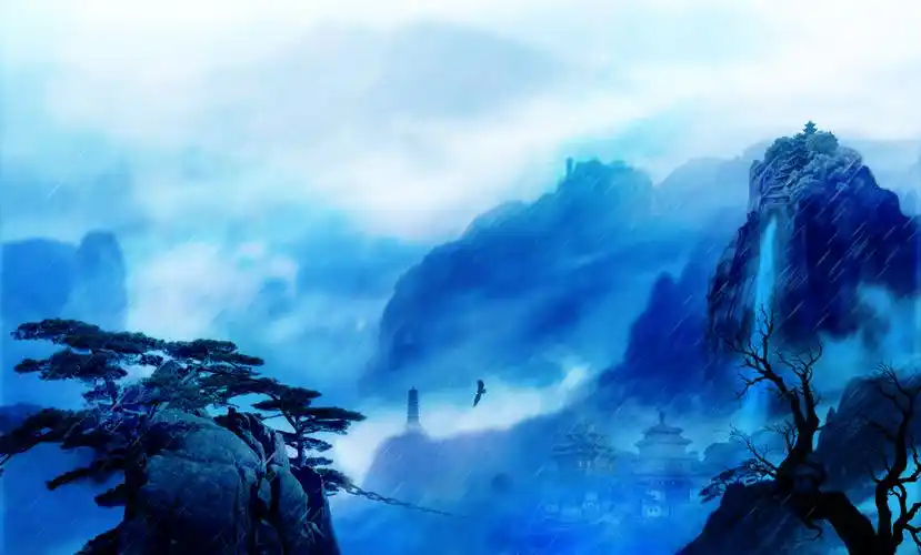 场景 山水 古风