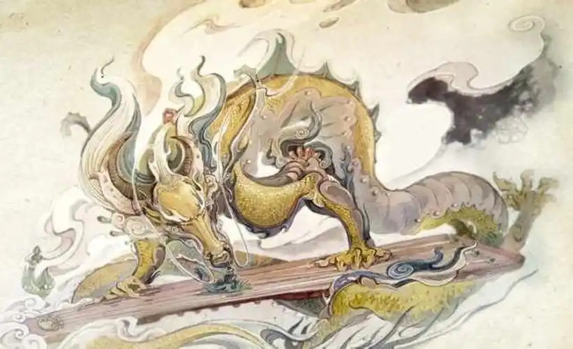 囚牛是龙生九子中的老大平生爱好音乐