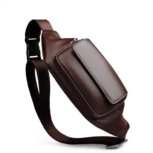 手机包男士腰包男士胸包腰包男真皮胸包男士斜挎包男士收钱腰包胸包