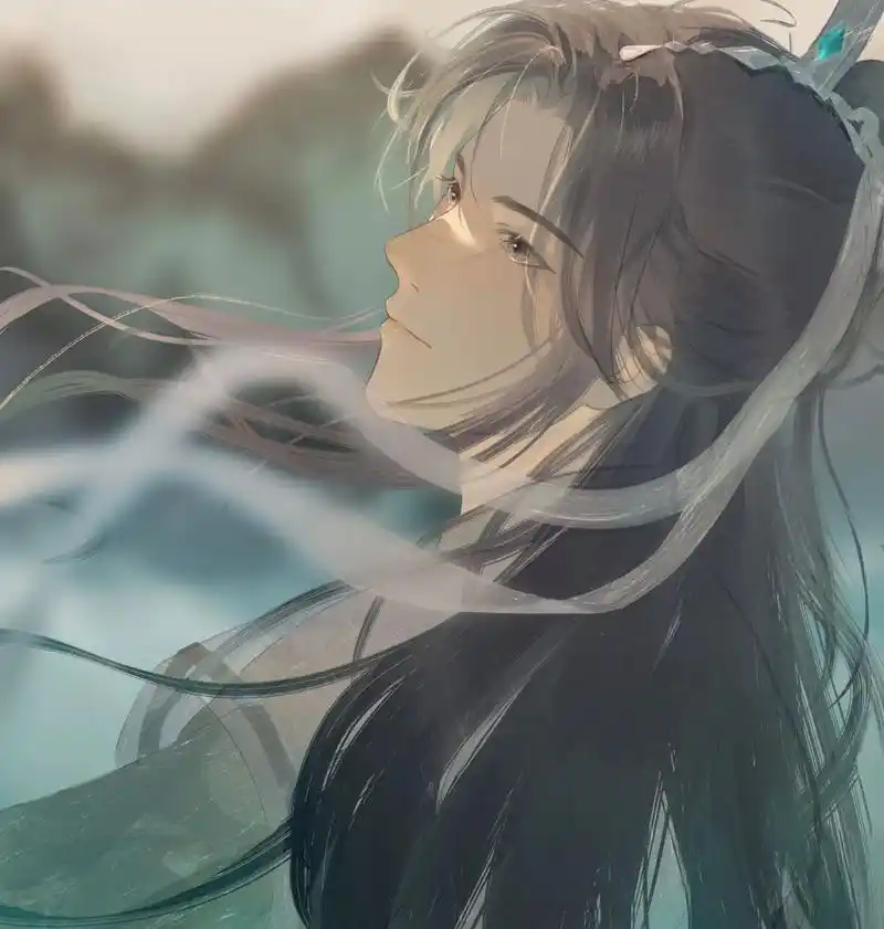 楚晚宁 20220818参考照片的发带飘得很好看