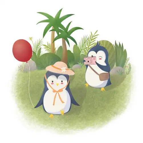 插画-动物小场景