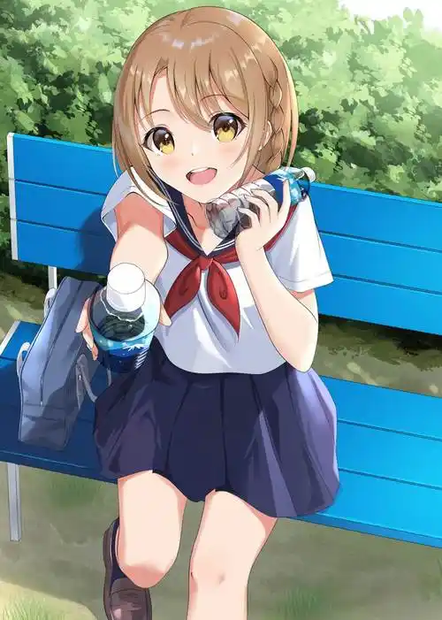 お疲れ様|穂みのつお的水手服jk短裙少女插画图片