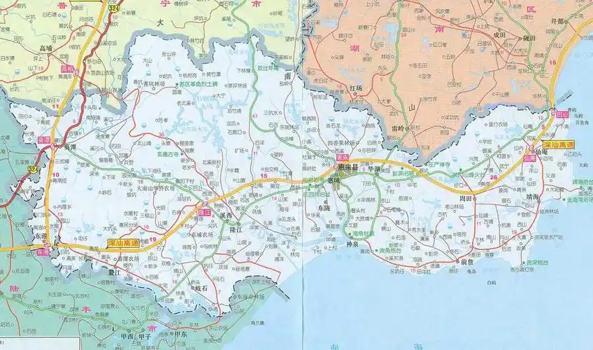 惠来县地图全图高清版