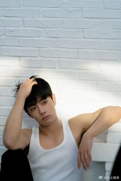 肖战顺毛少年感##肖战顺毛白背心##肖战顺毛好乖