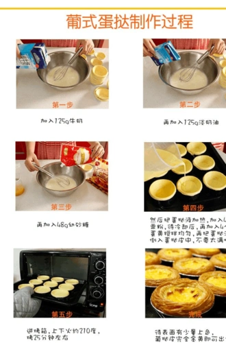 蛋挞制作过程