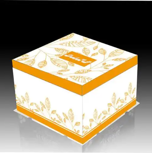 厂家定做 彩色印刷食品礼品精美蛋糕盒 创意白牛皮服装包装纸.