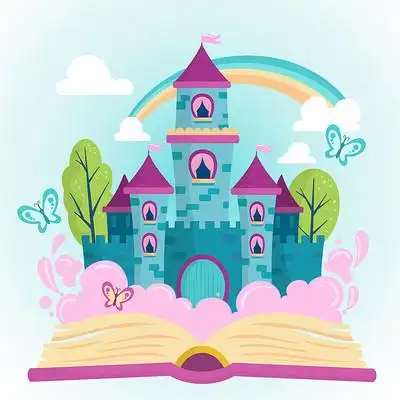 手绘卡通城堡矢量图片_其 他_编号10832945_红动中国