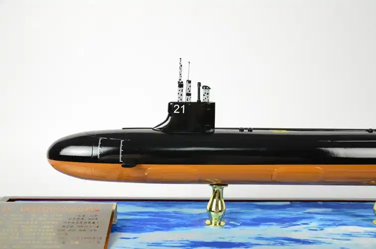 美海狼级核动力攻击潜艇模型 高仿真潜艇模型 1:200国防教育展览模型