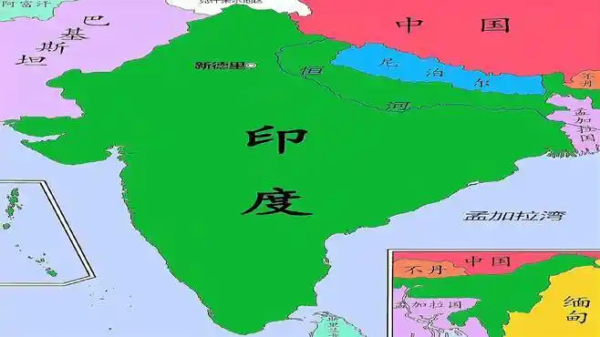 地图看世界:今天来看看印度的概况与政区划图,一个神奇的国度!