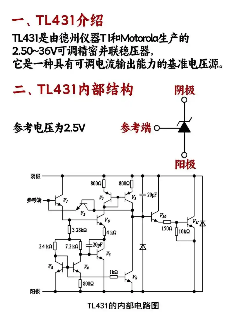 tl431是由德州仪器ti和motorola公司生产的2