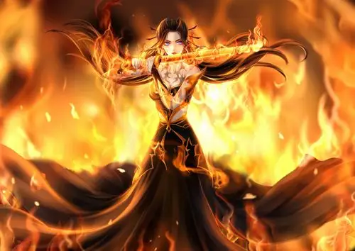 天行九歌高清原画壁纸图片之焰灵姬