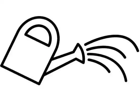 儿童浇花洒水壶怎么画