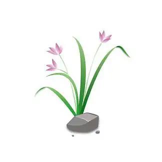 96266兰花矢量图图片96276532卡通木头围栏与花草矢量图76582317手绘