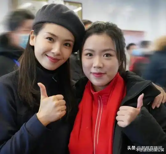 刘涛晒照为冬奥加油,和杨倩同框一点不显老,合影里还有黄子韬|朱亚文_