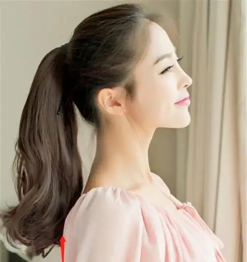 头发散着总感觉很没精神拥有这三个特征的女生扎马尾更气质