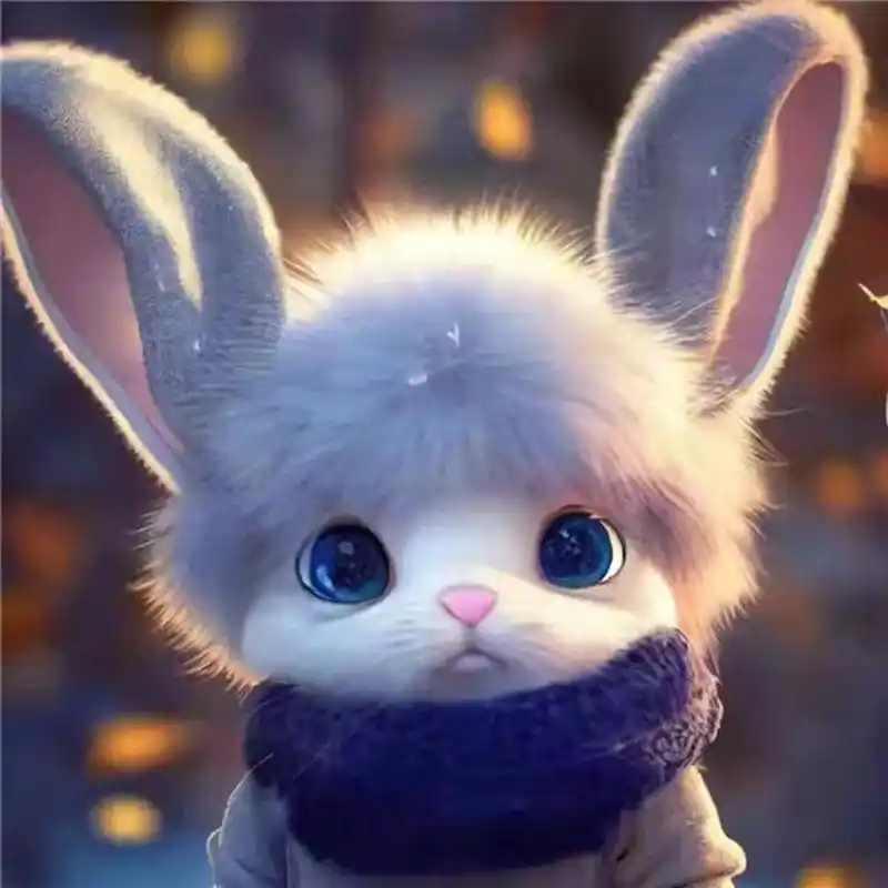 可爱兔子头像 我非常喜欢的92头像,微信可以使用.