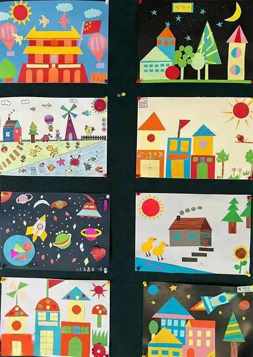 【五彩童年|实践作业】认识图形,从动手创造开始——一年级开展"平面