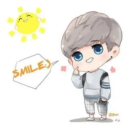 鹿晗头像超清卡通(鹿晗头像可爱呆萌高清) - 唯美微信头像 - 艾伊特