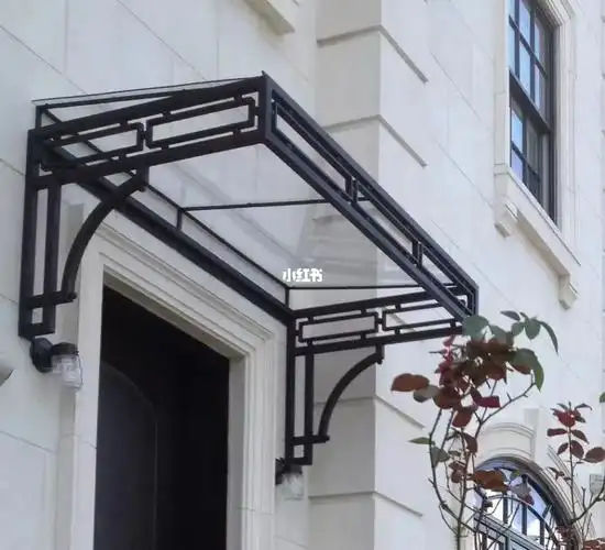 雨棚设计 #雨棚 #北京金七福金属家居馆  #别墅入户门雨棚 #别墅入户
