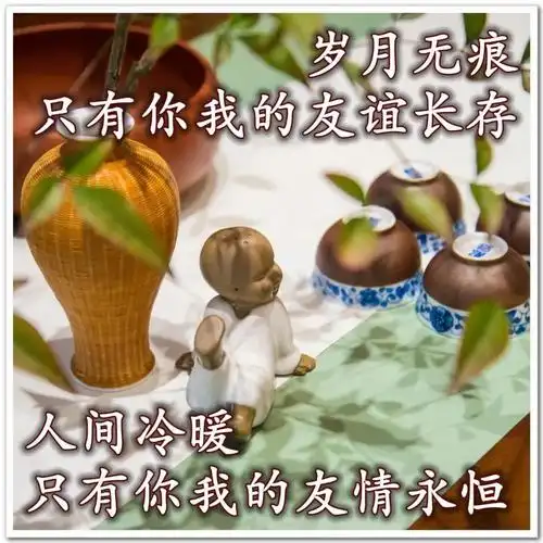 8张聊天不用打字的祝福图片精选 2021清新漂亮冬日早上好祝福图片带字