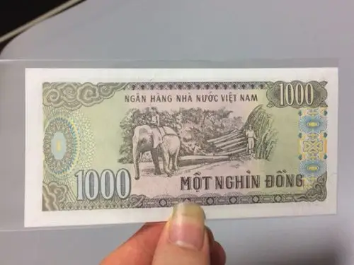 越南1000元豹子号222一张全新保真喜欢的朋