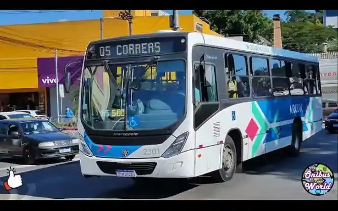 [巴西巴士/转载]马可波罗都灵g7梅赛-德斯奔驰of-1519(圣保罗州阿鲁雅