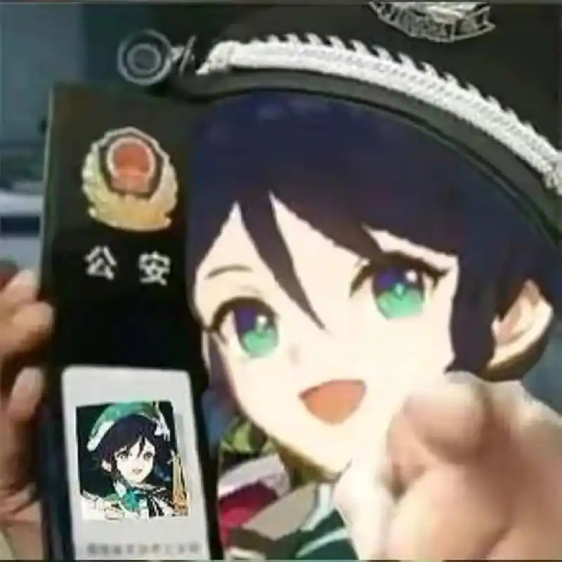 原神警察表情包 要图私信哦 私信都会回的