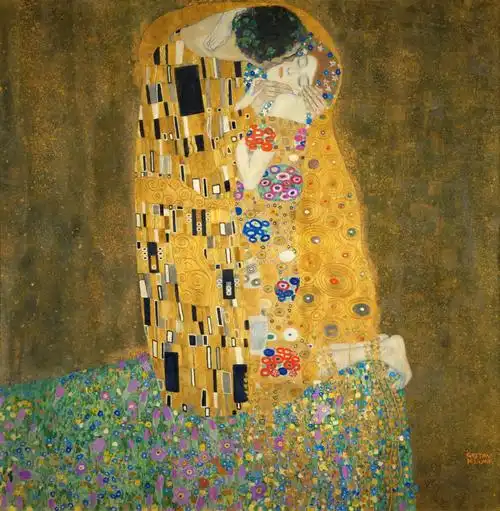 gustavklimtthekiss高清局部