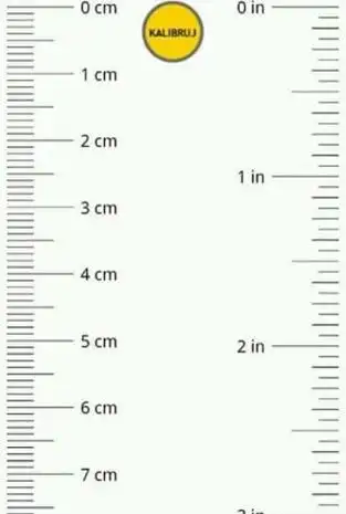 手机尺子能够根据您的手机手工调整尺子的标准,一次校准,终身精准测量