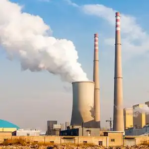 发电厂烟囱图片