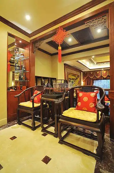 复古中国风中式奢华跃层