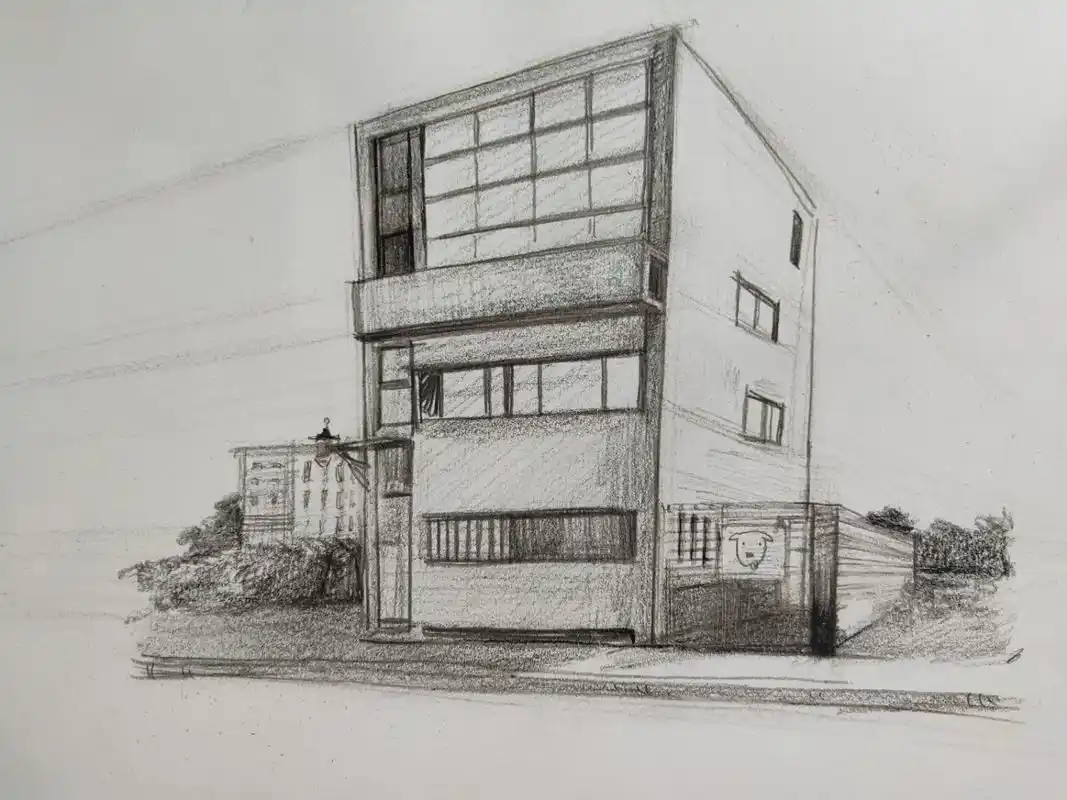 素描速写 建筑物绘画合集