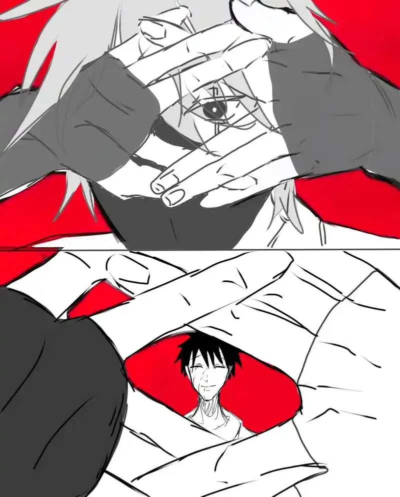 画渣 #绘画 #指绘 #带卡 #刀 #卡卡西 #带土 "我 - 抖音