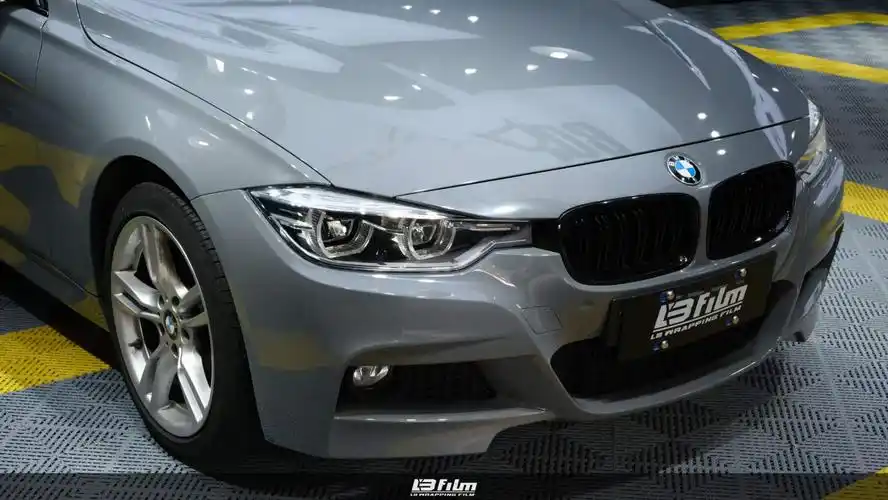 lb改色膜出品宝马3系贴膜lbfilm高亮纳多灰