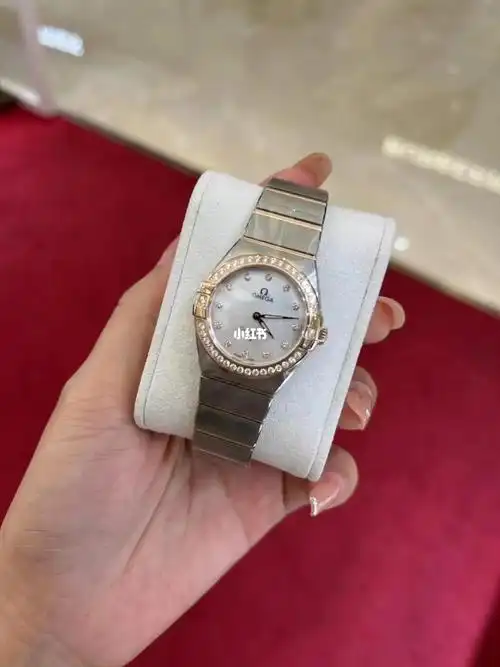 欧米茄星座女表带钻款