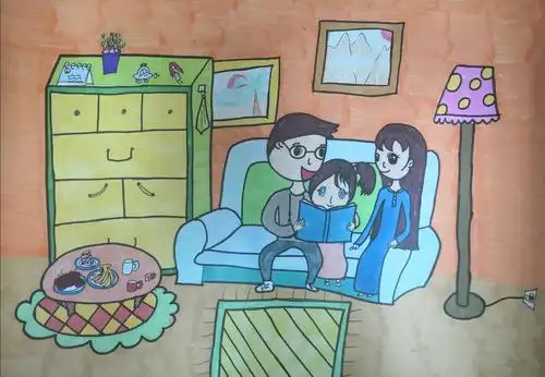 幸福从家开始—南钢职工子女儿童画