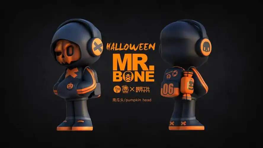 万圣节鬼怪版mr.bone:不给糖就捣蛋! - 摩点 - 发现新奇好物