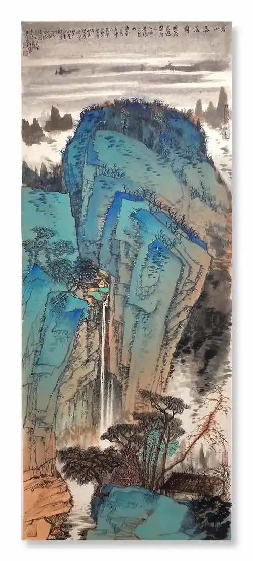 国家一级美术师画家高顺岭老师国画山水绮丽婉约清秀典雅