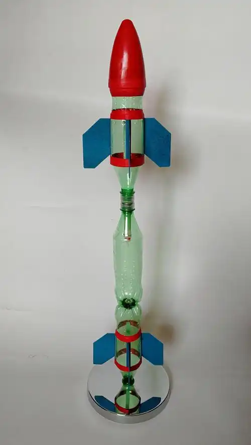 水全套材料二级分离器发射器降落伞diy火箭模型可飞分离水火箭专用