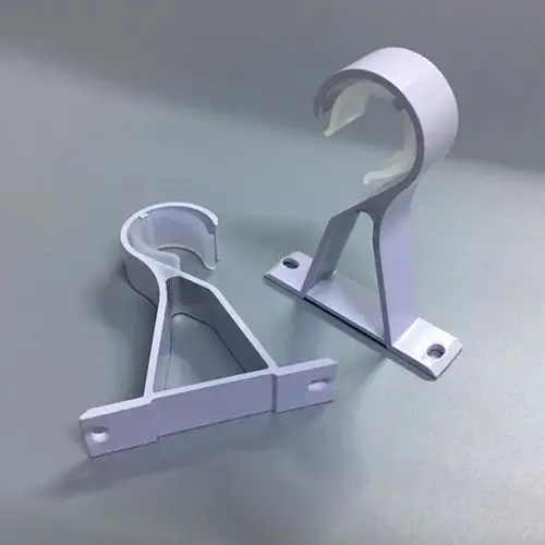 窗帘罗马支架底座托顶挂钩架子铝合金单杆固定窗帘杆