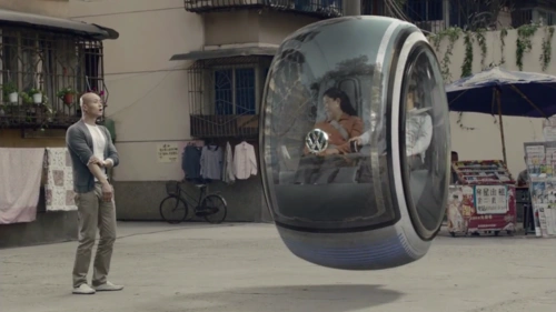 中国成都女孩发明的磁悬浮汽车可以在空中行驶还能自动驾驶