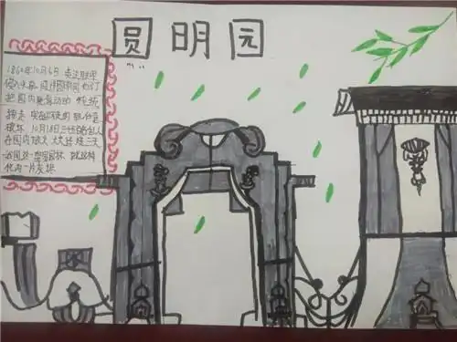 你不知道的圆明园手抄报安全我知道手抄报