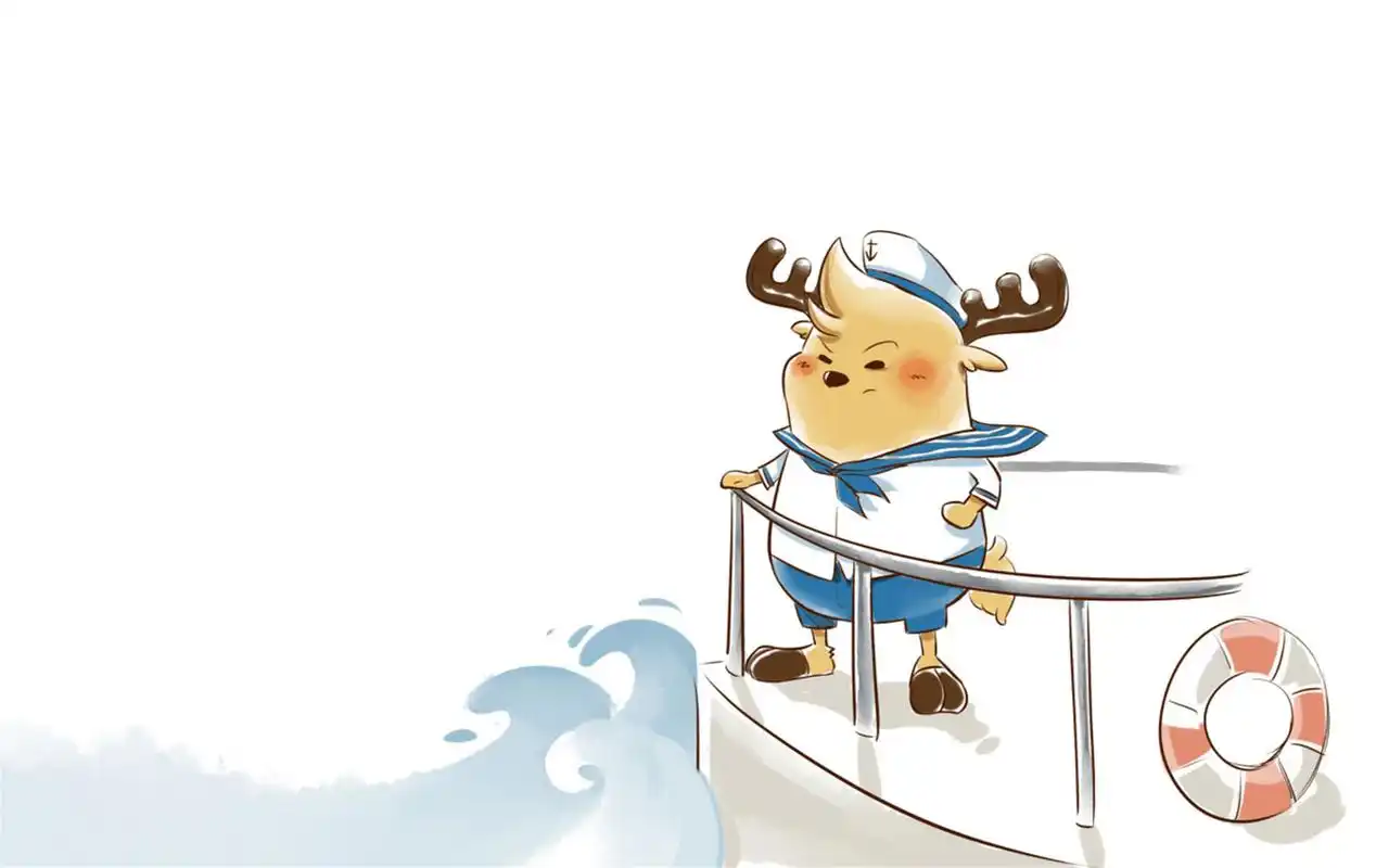 萌萌的鹿小漫可爱原创手绘卡通精美桌面壁纸第四辑