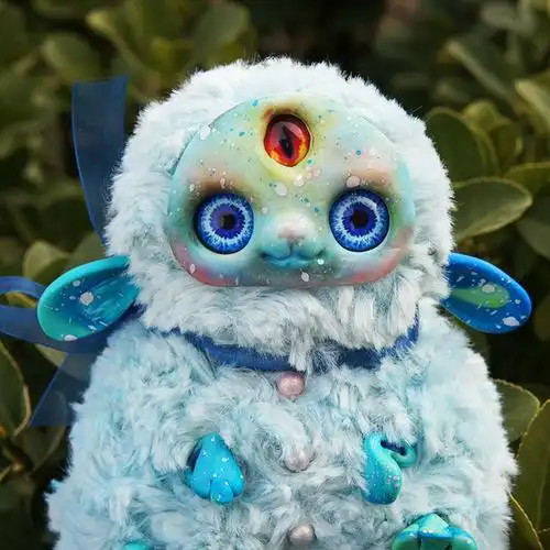 生物alisa缤纷落雪设计师手作圆幻想奇幻毛绒玩具娃娃毛绒布艺类玩具