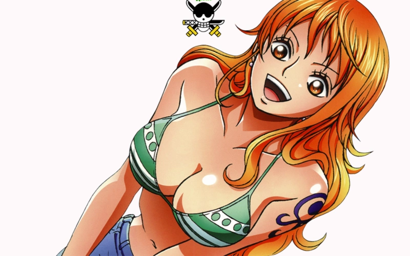 可爱的海贼王女主角娜美桌面壁纸