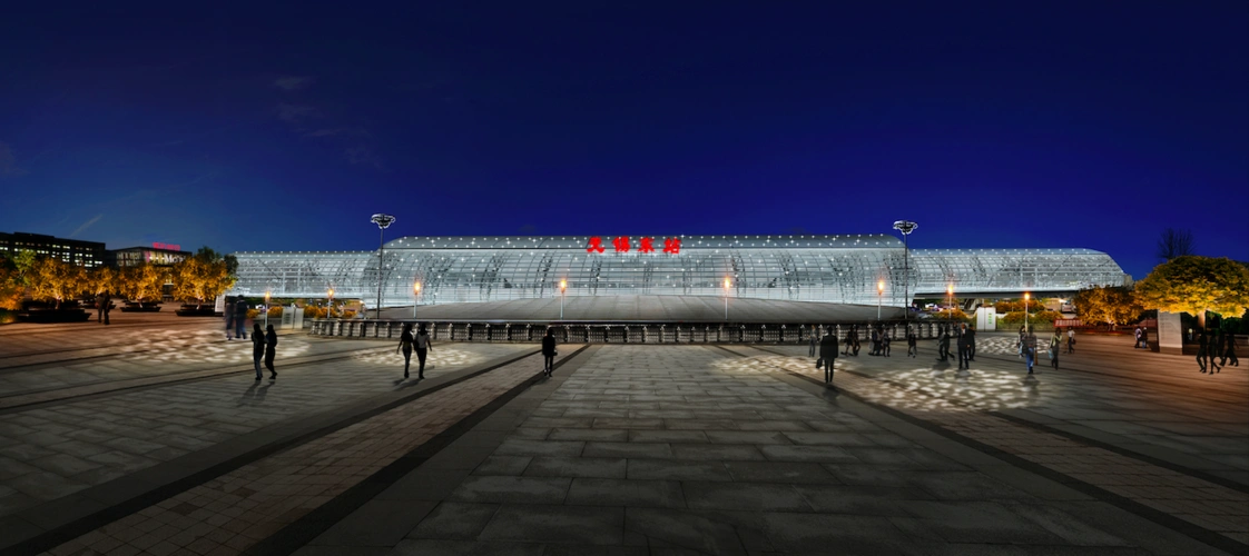 无锡东站夜景——2021神灯奖申报创新融合奖——雅江创意照明奖