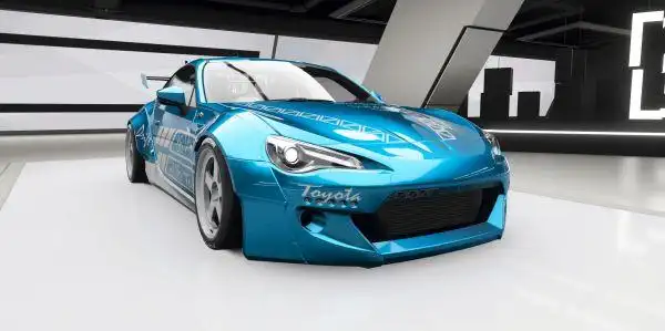 极限竞速地平线4丰田gt86炫彩蓝涂装