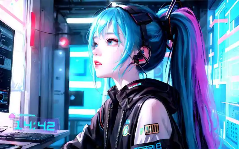 [元气桌面]超好看的二次元美女动态壁纸