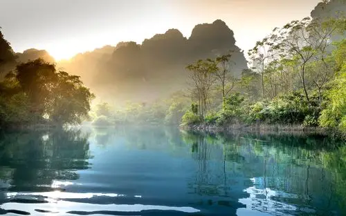 唯美迷人山水风光图片桌面壁纸-风景壁纸-壁纸下载-美桌网